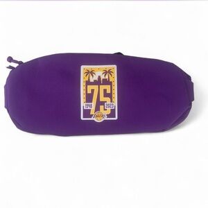 NWOT LOS ANGELES LAKERS 75TH ANNIVERSARY FANNY PACK SLING BACK SATCHEL BAG